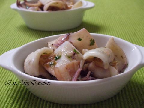 calamares encebollados