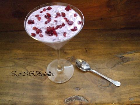 Crema de frutos del bosque