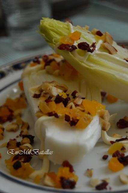 Ensalada de endivias y frutos secos