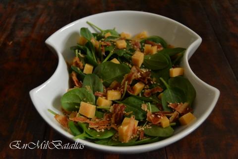Ensalada de espinacas