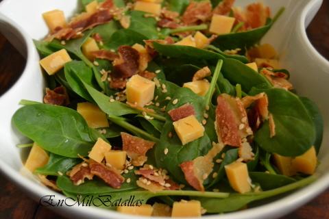 Ensalada de espinacas