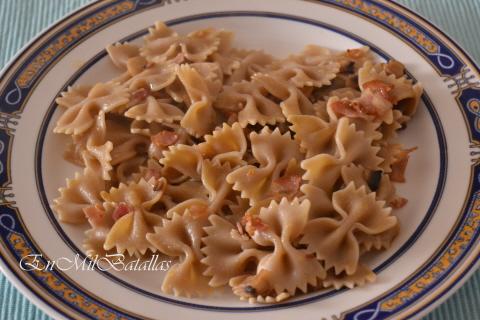 Farfalle de boletus de otoño