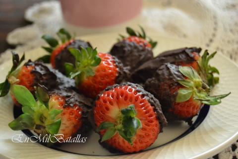 Fresas al chocolate