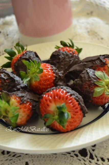 Fresas al chocolate
