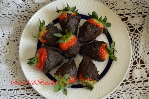 Fresas al chocolate