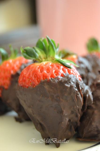 Fresas al chocolate