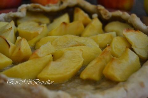 Galette de manzana, detalle