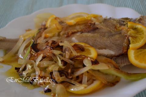 Pez gallo a los cítricos