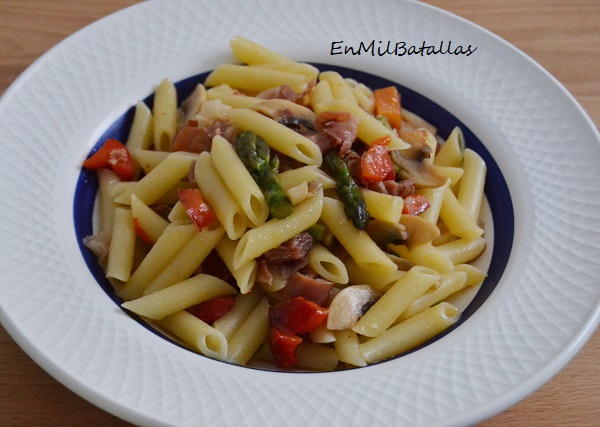 Macarrones estilo primavera - En Mil Batallas