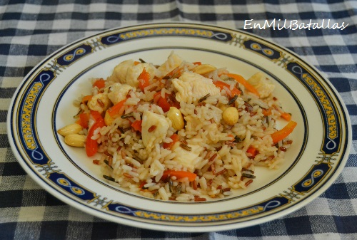 arroz salteado sencillo