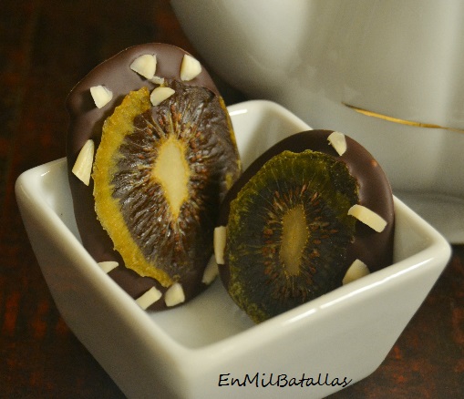 chocolatinas de kiwi
