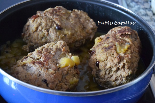 Pastel de carne con manzanas - En Mil Batallas