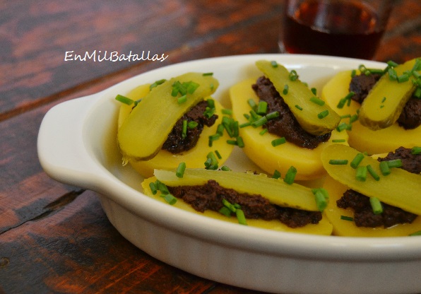 Patatas con olivada negra - En Mil Batallas