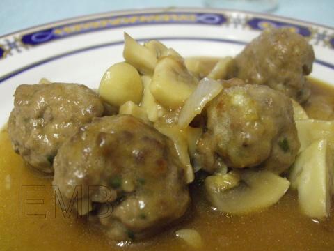 Albóndigas a la guiness