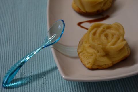 Budines de coco y plátano