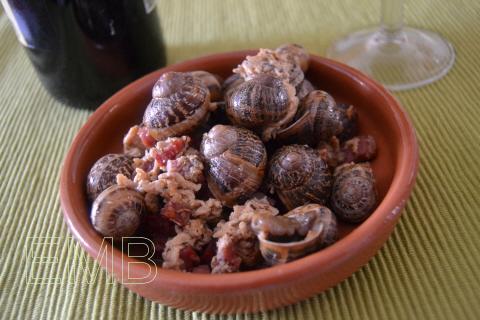 Cazuelitas de caracoles