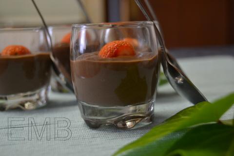 Chupitos de chocolate y fresa