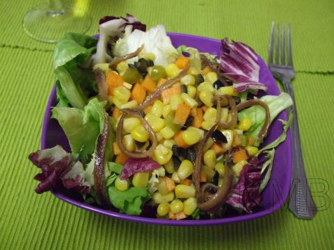 Ensalada de anchoillas