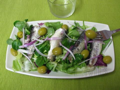 Ensalada primaveral de sardinas