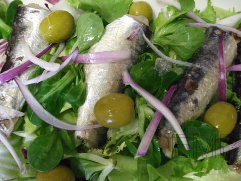 Ensalada primaveral de sardinas