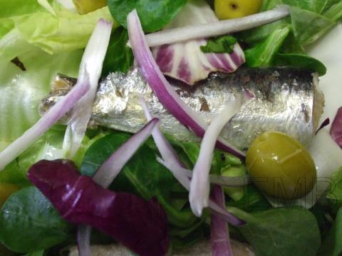 Ensalada primaveral de sardinas