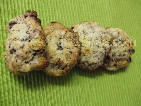Galletas de chocolate y naranja