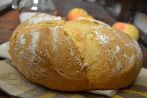 Hogaza rústica (con masa madre)