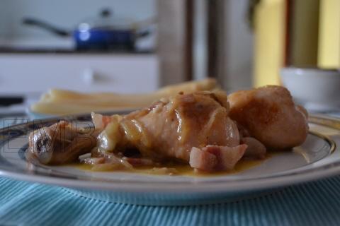 Jamoncitos de pollo a la cerveza