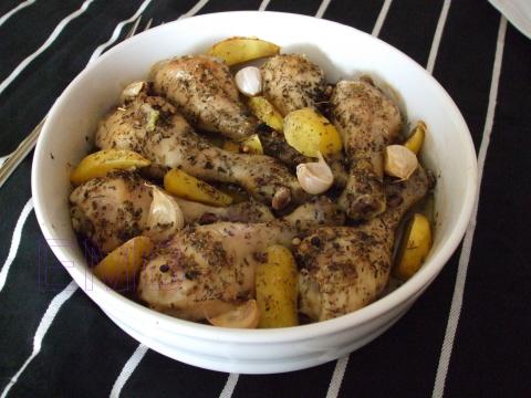 Jamoncitos de pollo asados