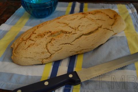 Pan blanco con masa madre