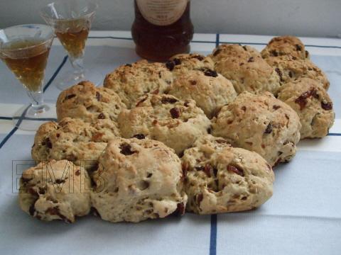 Pan de avena y pasas