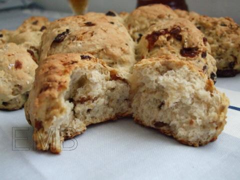 Pan de avena y pasas