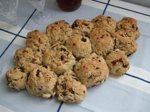 Pan de avena y pasas