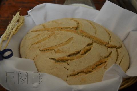 Pan de cerveza con masa madre