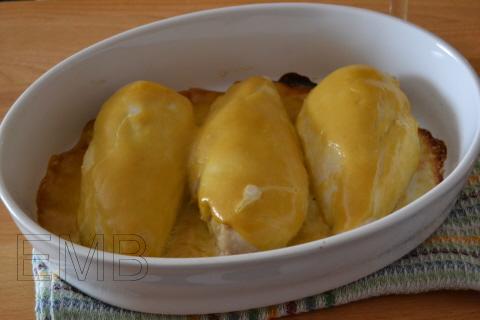 Pechugas con mostaza a la miel