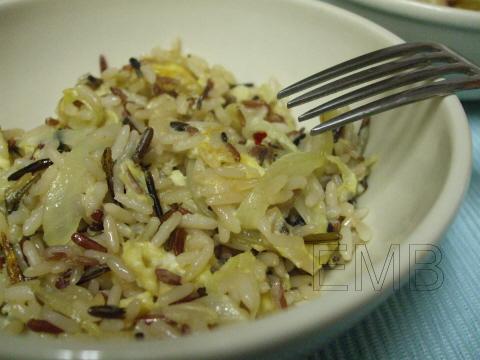 Picante de tres arroces fritos