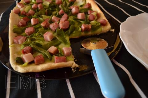 Pizza blanca estival