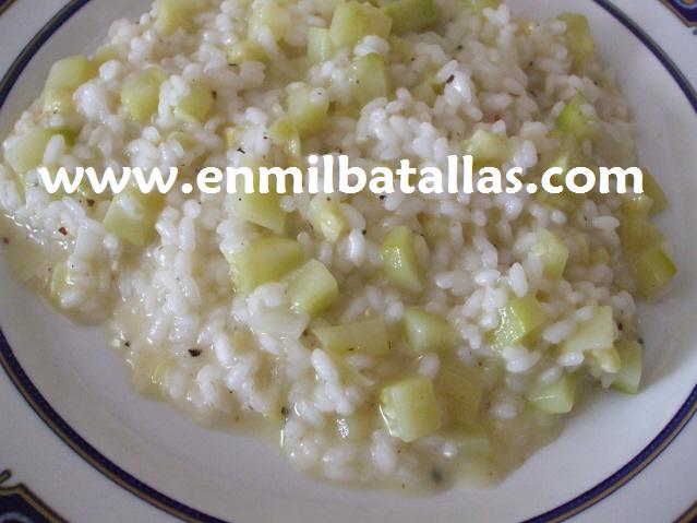 Risotto de calabacín