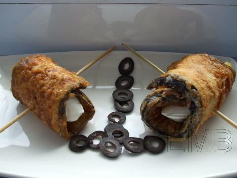 Rollitos de berenjena