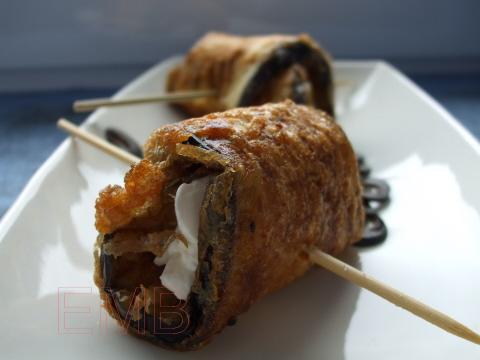 Rollitos de berenjena
