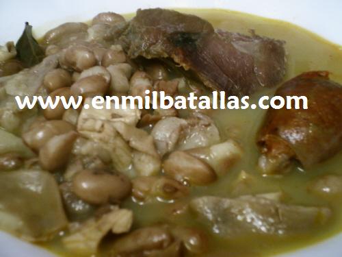 Alubias pintas a la antigua