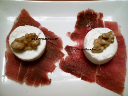 Tapita de queso de cabra