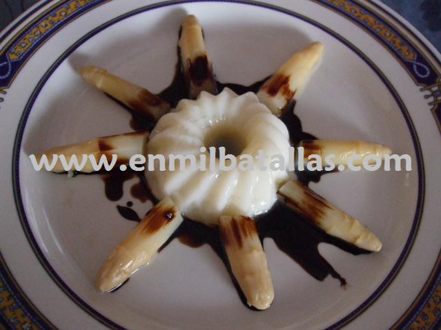 Bavaroise de espárragos blancos