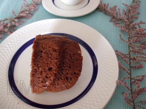 Bizcocho de cacao y naranja