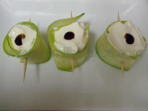 Bocaditos de calabacín y queso