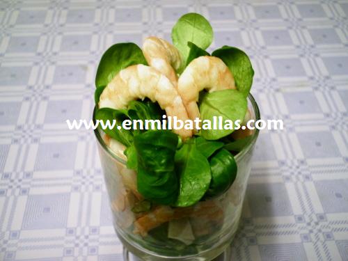 Cóctel de langostinos