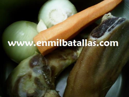 Caldo sencillo de jamón