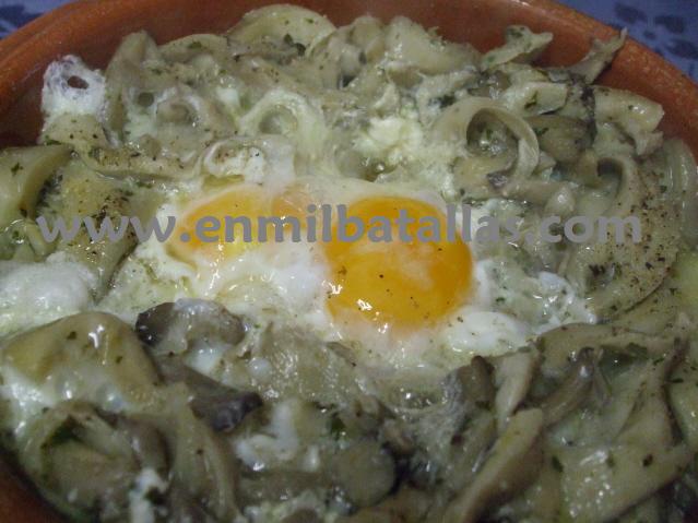Cazuelita de huevos otoñales