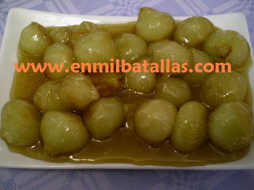 Cebollitas francesas caramelizadas