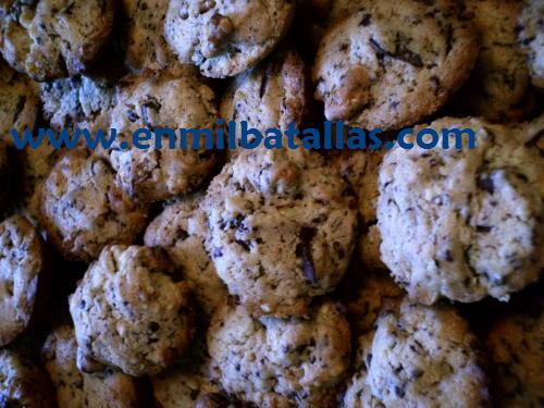 Cookies de chocolate y nueces